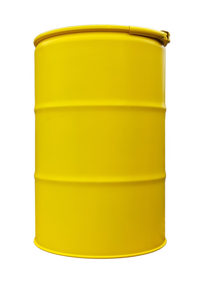 

Бочка дизайнерская без рисунка Тарне Рішення 1А2 внутреннее покрытие белое 200л жёлтая
