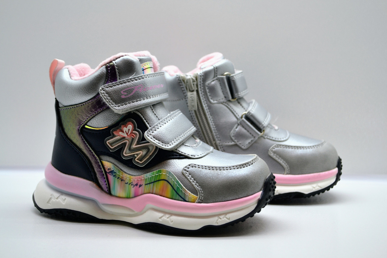 

Ботинки зимние Tom.M, 9669 28 серебряный