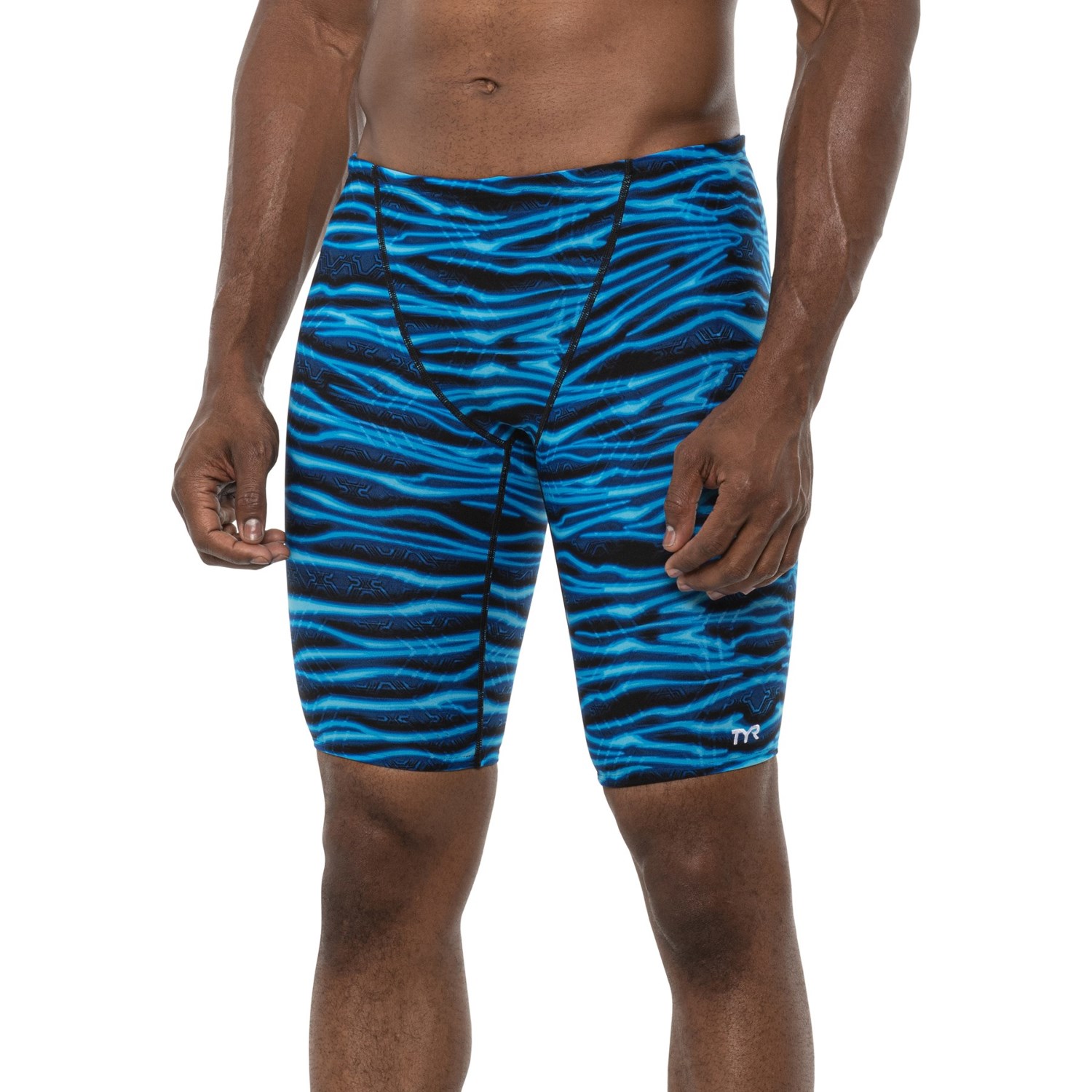 

Шорты для плавания TYR Voltage All-Over Jammer Swimsuit - UPF 50+ Blue, 38W 32L