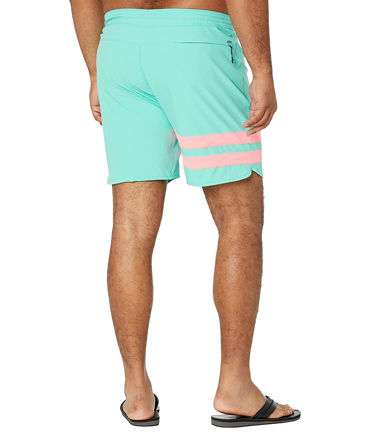 

Шорты для плавания Hurley Phantom+ Block Party 2.0 Solid 18" Boardshorts Tropical Twist, 36W 32L