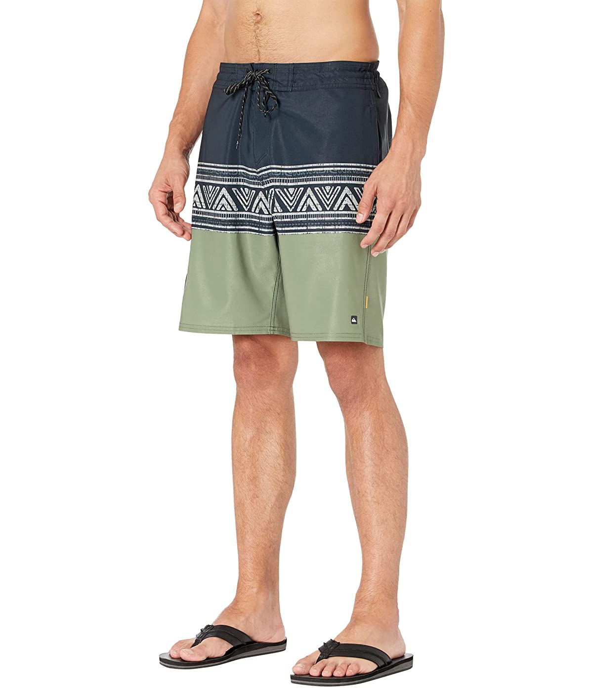 

Шорты для плавания Quiksilver Angler Stripe Beachshorts 20 Black, 34W 32L