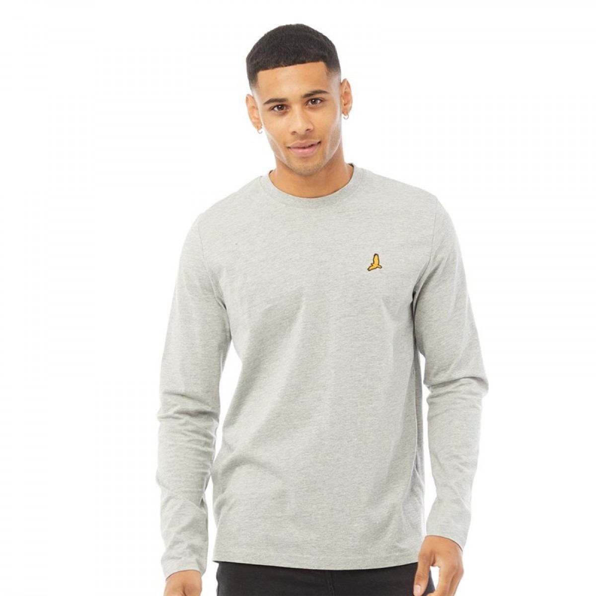

Лонгслив Brave Soul Franz Neck T-Shirt Light Grey Marl/Dark Charcoal Marl Light Grey Marl,  (44, Лонгслив Brave Soul Franz Neck T-Shirt Light Grey Marl/Dark Charcoal Marl Light Grey Marl, S (44)