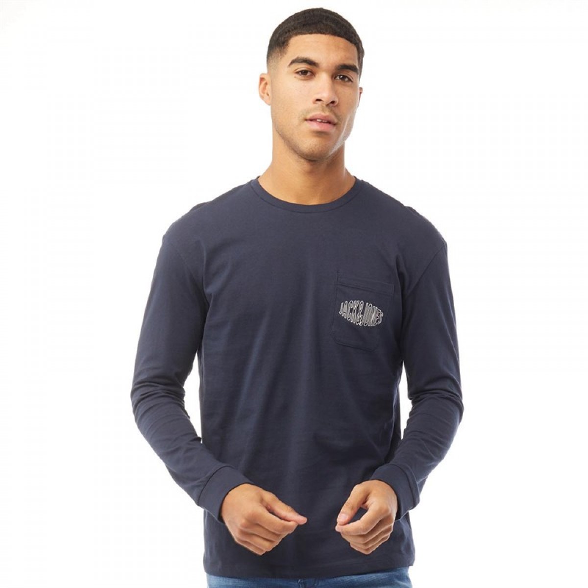 

Лонгслив JACK AND JONES Preston Neck T-Shirt Navy Blazer Navy,  (48, Лонгслив JACK AND JONES Preston Neck T-Shirt Navy Blazer Navy, L (48)