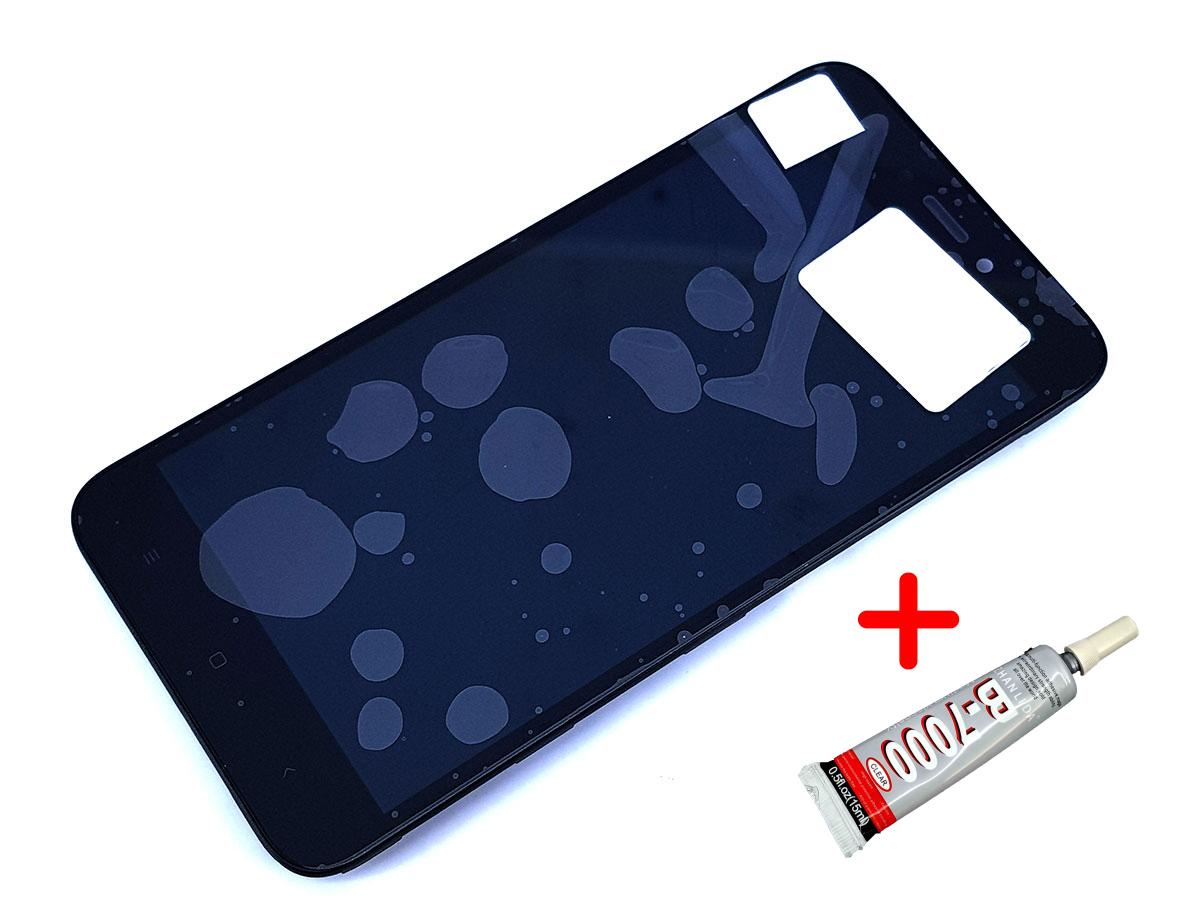 

Дисплей + сенсор (модуль) экран Xiaomi Redmi 5A, Redmi Go черный + рамка High Copy + клей B7000