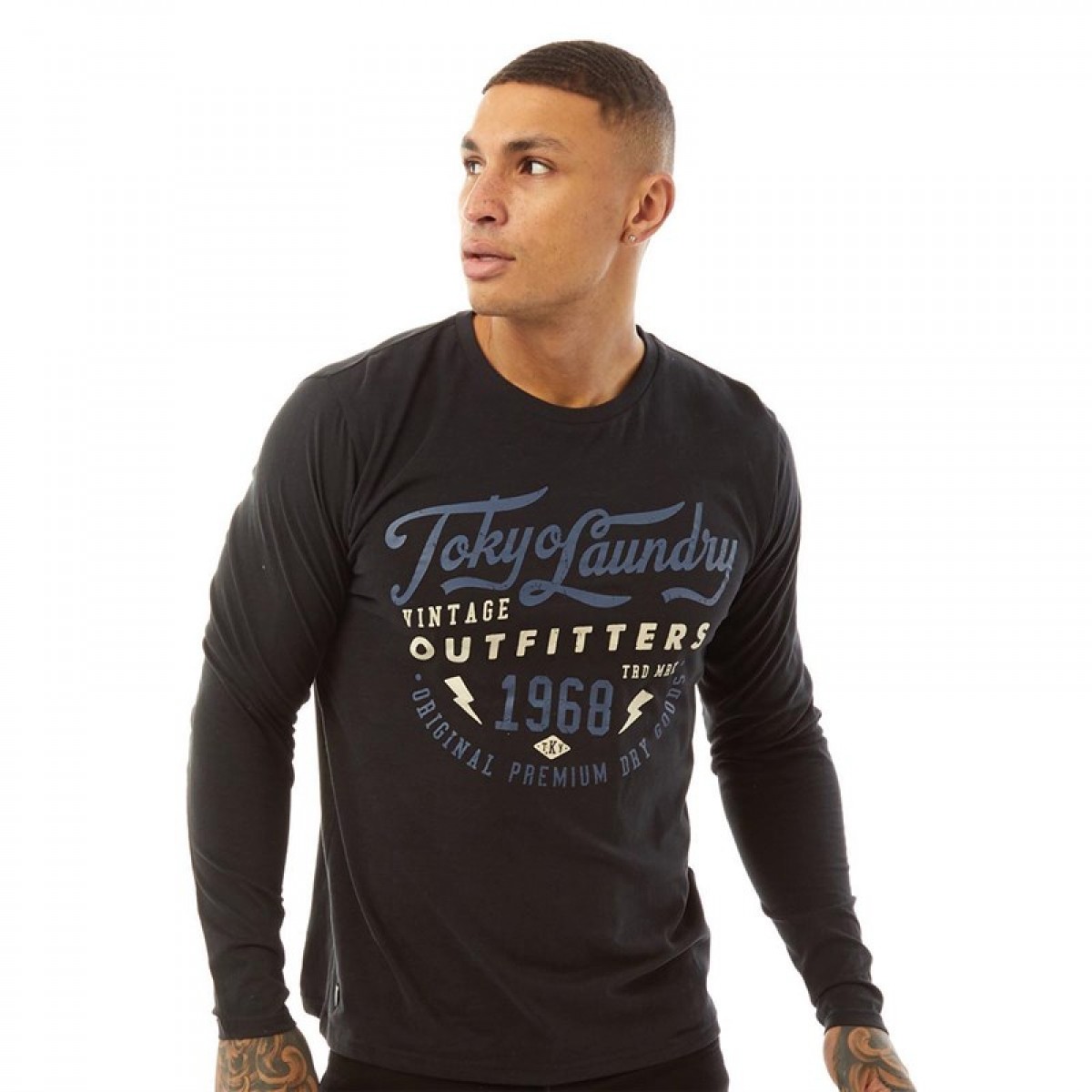 

Лонгслив Tokyo Laundry Bearer Jersey Top Jet Black Black,  (44, Лонгслив Tokyo Laundry Bearer Jersey Top Jet Black Black, S (44)