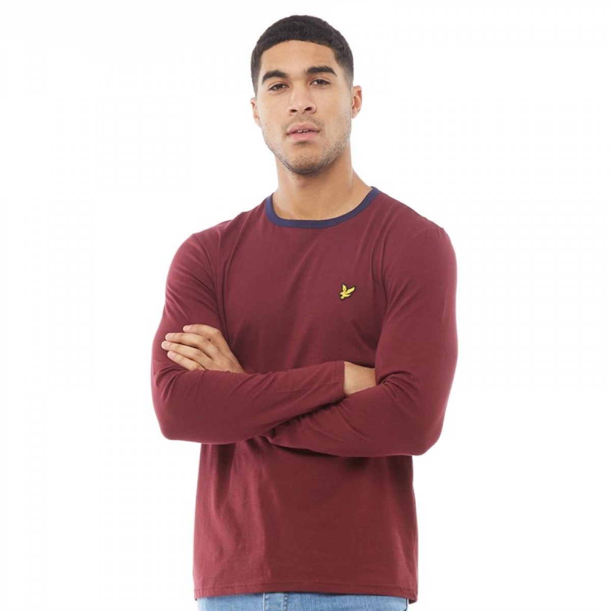 

Лонгслив Lyle And Scott Vintage Ringer T-Shirt Claret Jug Burgundy, XS (42)