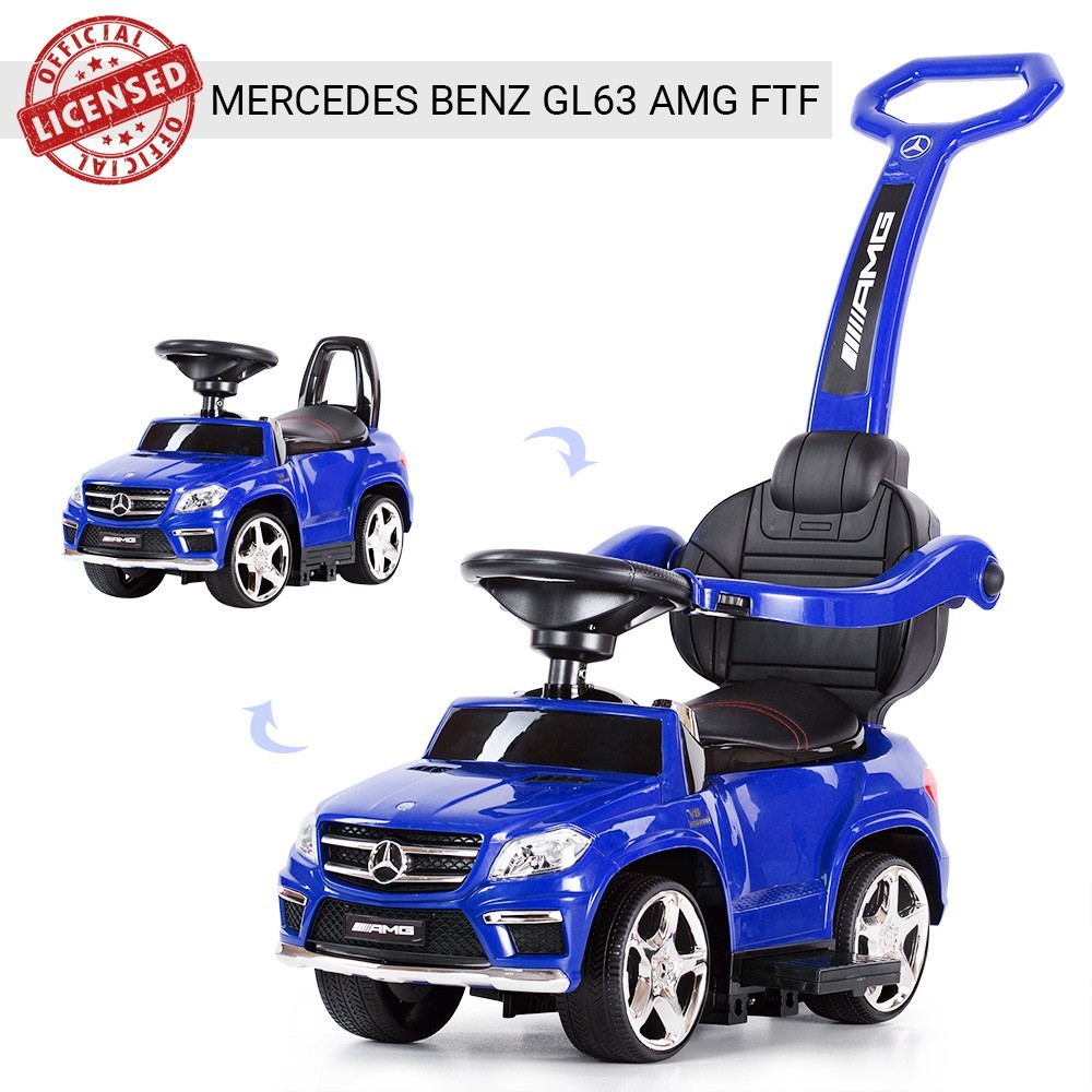 

Каталка толокар Mercedes AMG SX1578-4 с родительской ручкой + качалка Резиновое покрытие колес (SX1578-4)
