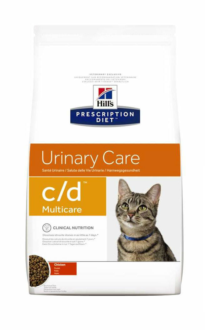 

Лечебный корм для котов поддержание здоровья мочевыводящих путей с океанической рыбой Hill's™ Prescription Diet™ c/d™ Multicare 5 кг Hill`s BGL-HI-07