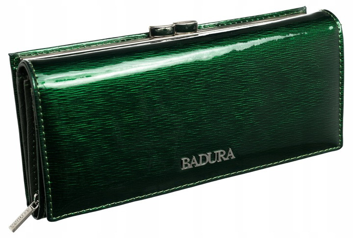 

Женский кожаный кошелек Badura с RFID 9,5х18,5х3,5 (B-43876P-SH) - зеленый