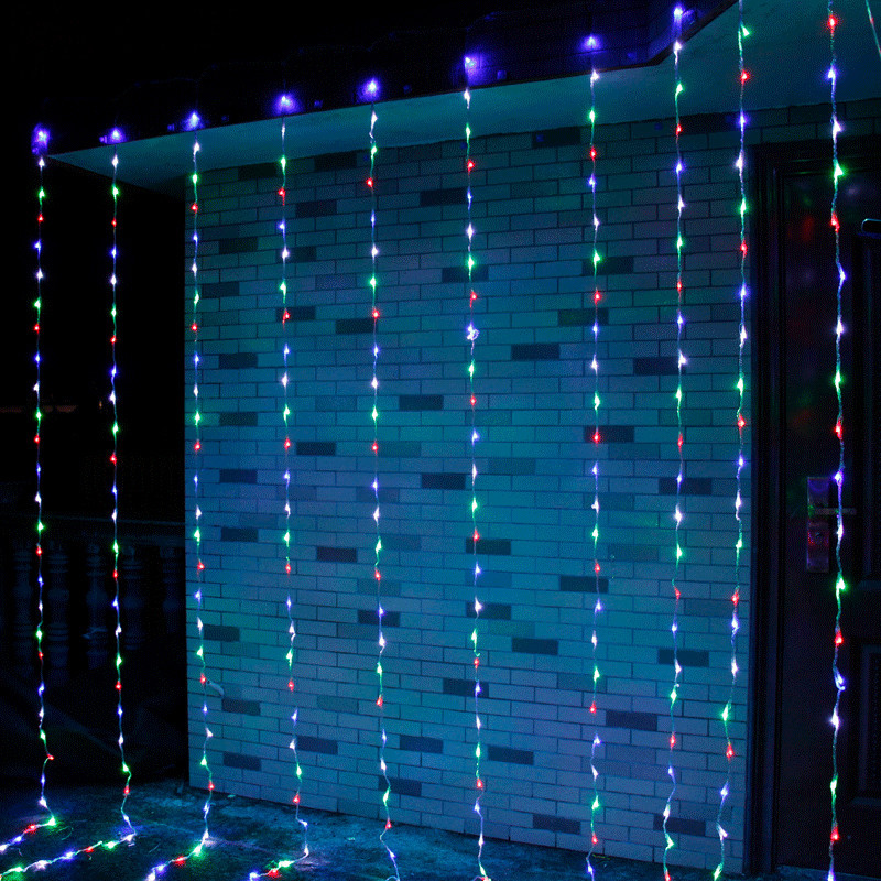 

Светодиодная гирлянда Shine Lighting X-mas Lights штора водопад 240LED 2*2 метра Multicolor