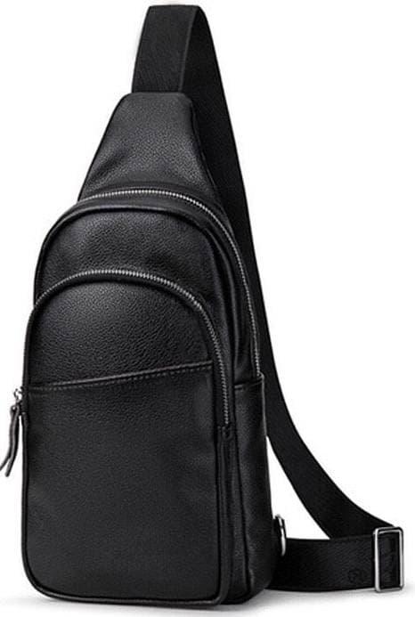 

Мужская кожаная сумка через плечо Tiding Bag 1358-NM 17 х 30 х 8 Черный