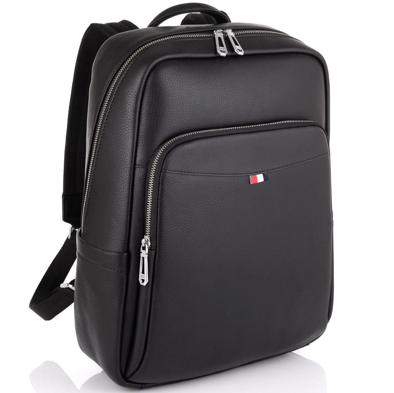 

Мужской кожаный рюкзак Tiding Bag 144541-NM 28 х 36 х 11 Черный