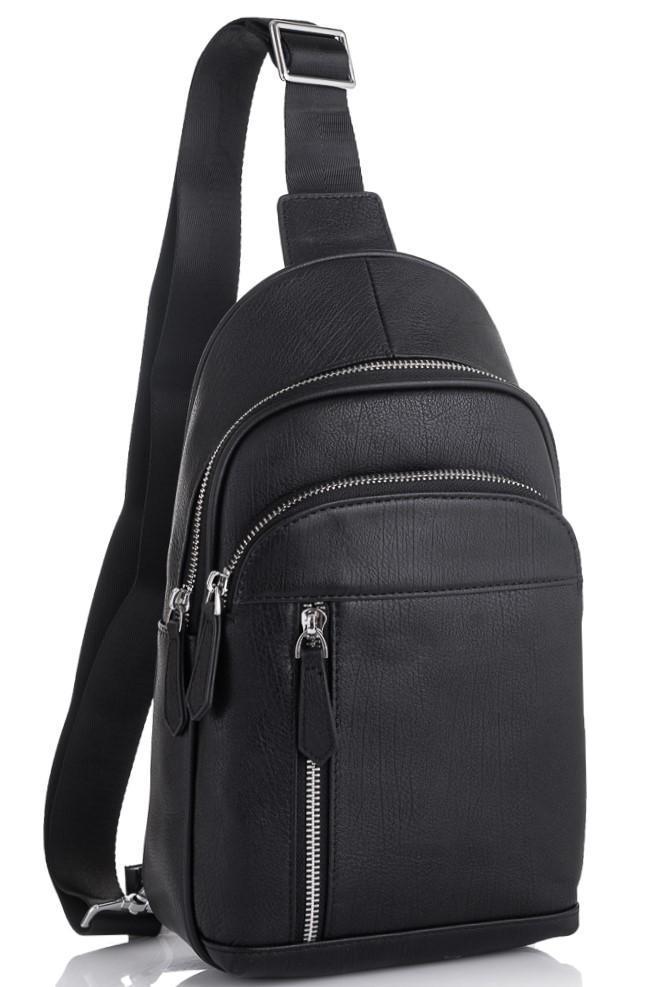 

Мужская кожаная сумка через плечо Tiding Bag 13861-NM 18 х 30 х 10 Черный