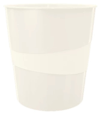 

Корзина для бумаги Leitz WOW пластиковая 15 л Белая (5278-10-01)