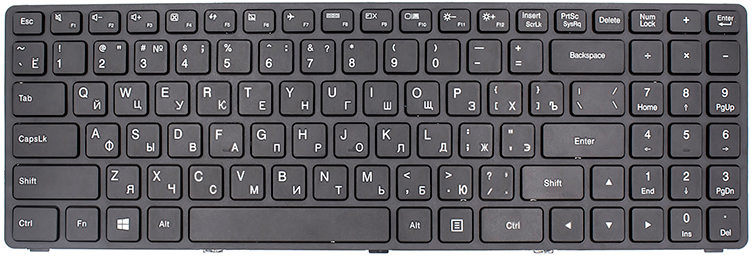 

Клавіатура для ноутбука PowerPlant IBM/Lenovo IdeaPad 100-15IBD Чорна