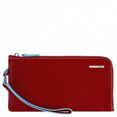 

Красная борсетка Piquadro Blue Square