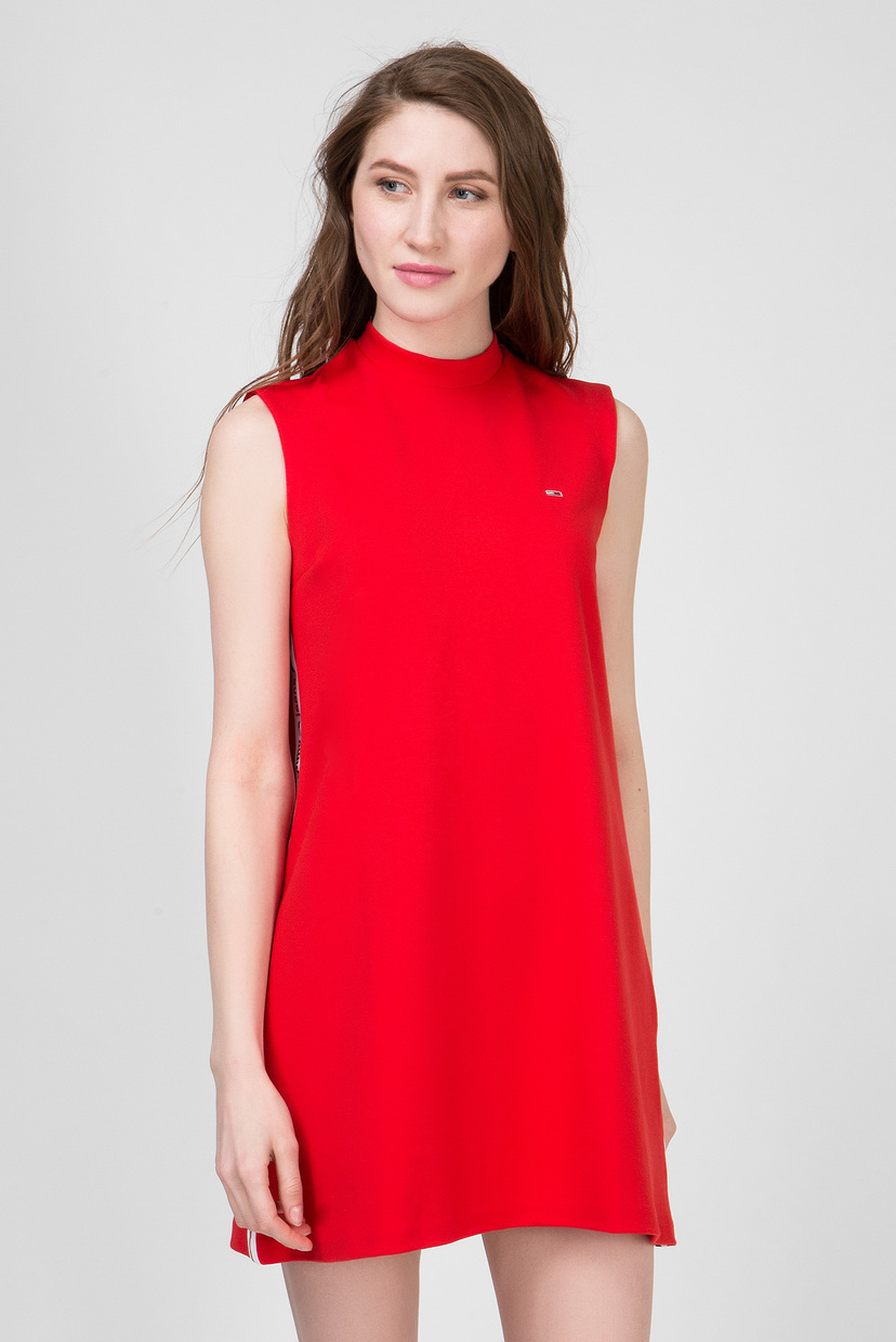 

Женское красное платье TAPE DETAIL A-LINE Tommy Hilfiger S DW0DW07919
