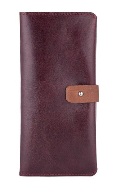 

Кожаное портмоне Hi Art WP-06 Crystal Sangria Фиолетовый