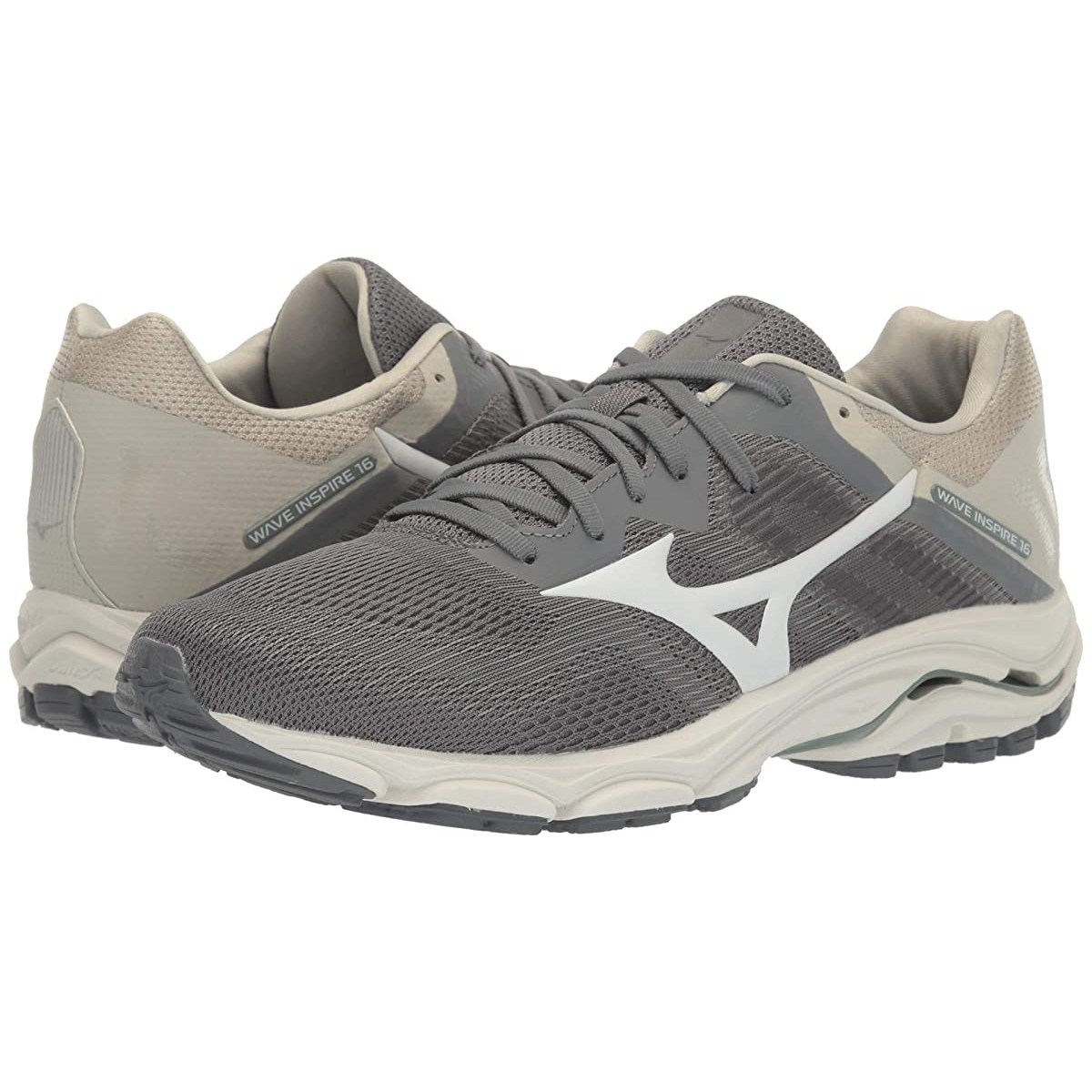 

Кроссовки Mizuno Wave Inspire 16 Steel Grey/Marshmallow, 40.5 (260 мм)