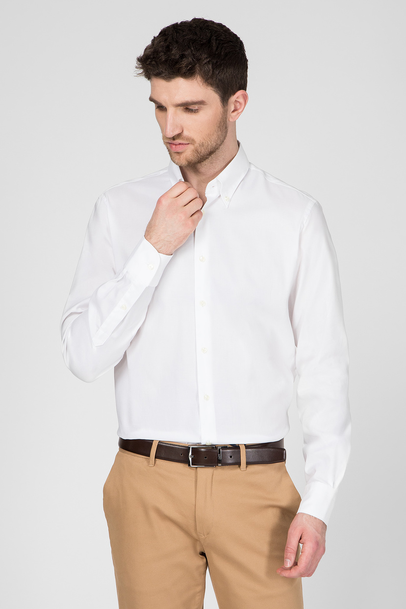 

Мужская белая рубашка OXFORD BUTTON DOWN SLIM Tommy Hilfiger 41 TT0TT06448