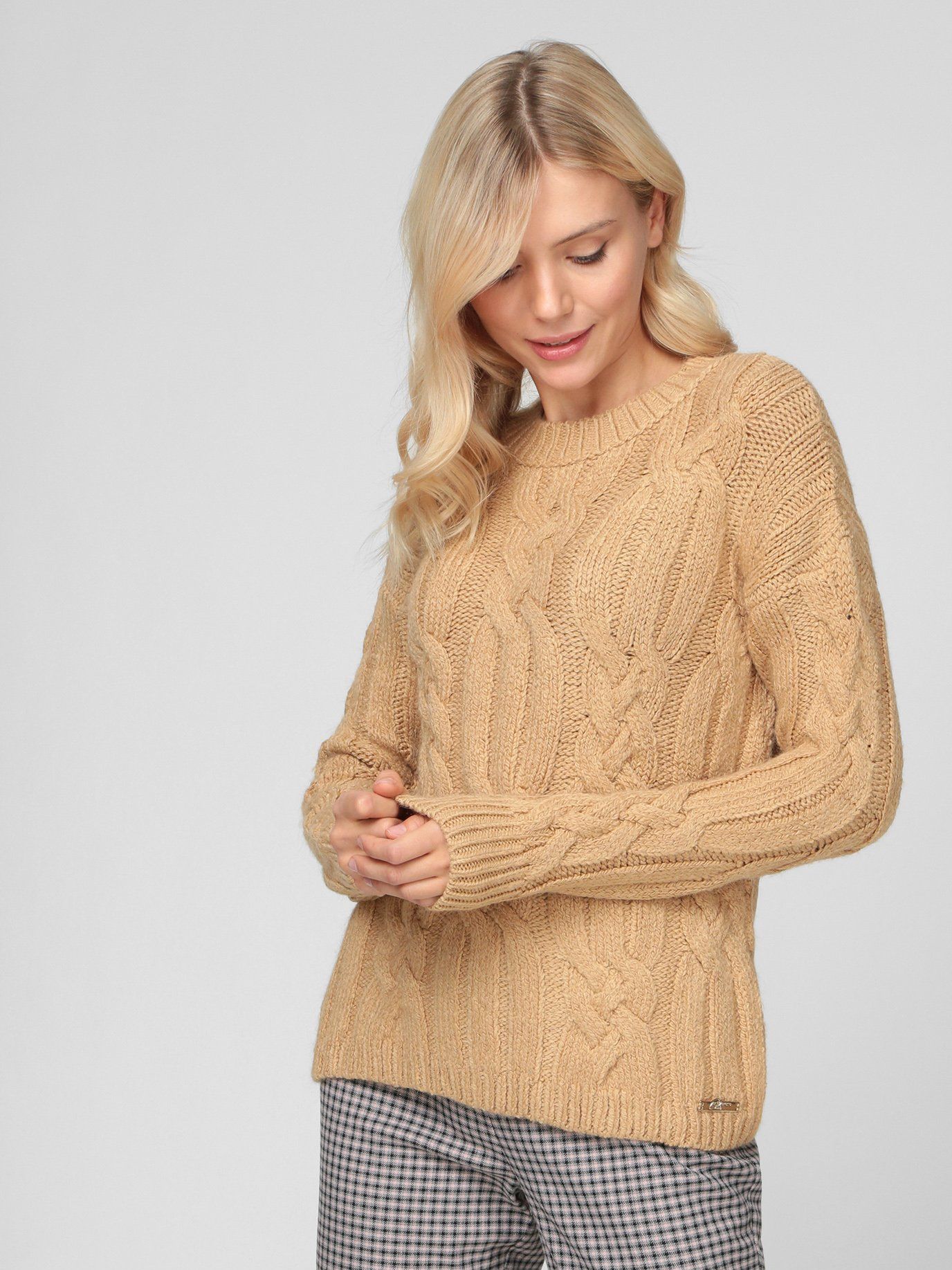 

Джемпер Sassofono A201-SC-1328 / Капучино, Джемпер Sassofono A201-SC-1328 S/M Капучино