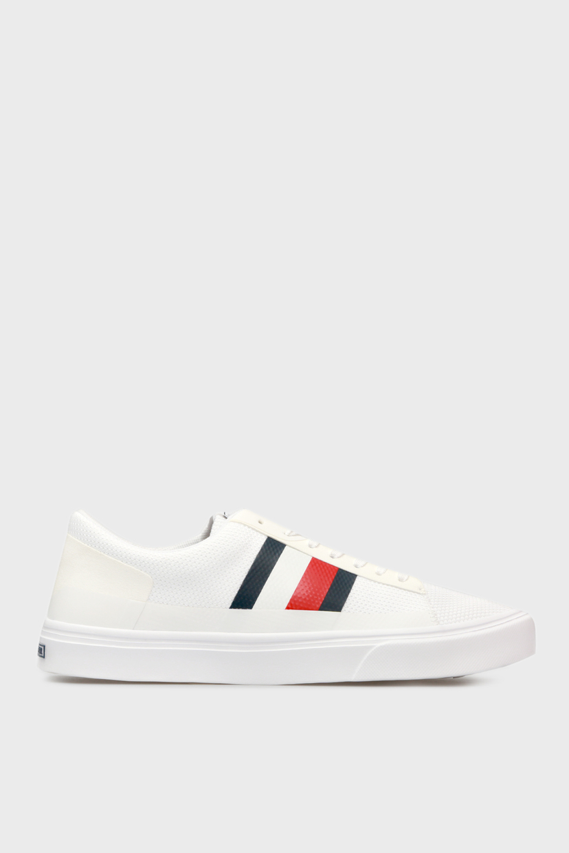 

Мужские белые сникеры LIGHTWEIGHT STRIPES KNIT Tommy Hilfiger 44 FM0FM02689