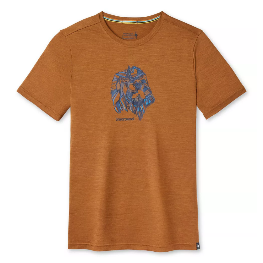

Футболка мужская Smartwool Men's Merino Sport 150 Graphic Tee, Acorn Heather,  (SW SW011531.G37, Футболка мужская Smartwool Men's Merino Sport 150 Graphic Tee, Acorn Heather, M (SW SW011531.G37-M)