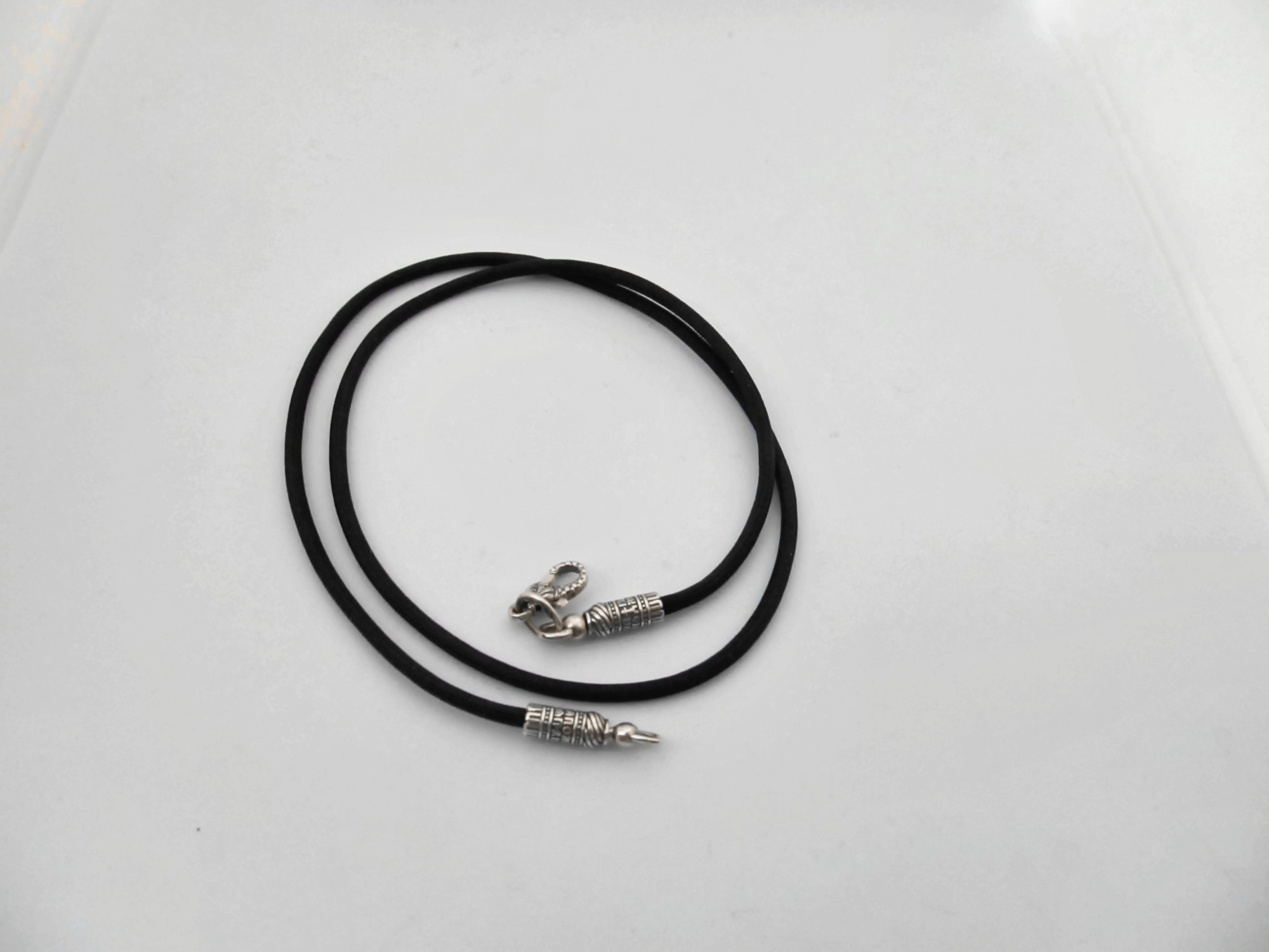 

Шнур шелковый с серебряным замком SilverArtisan 1.1171 60 размер