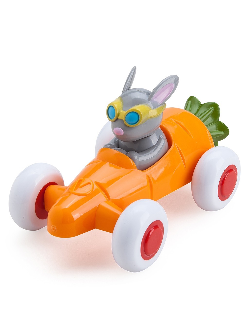 

Машинка VIKINGTOYS в виде моркови с зайцем 14 см. 1361