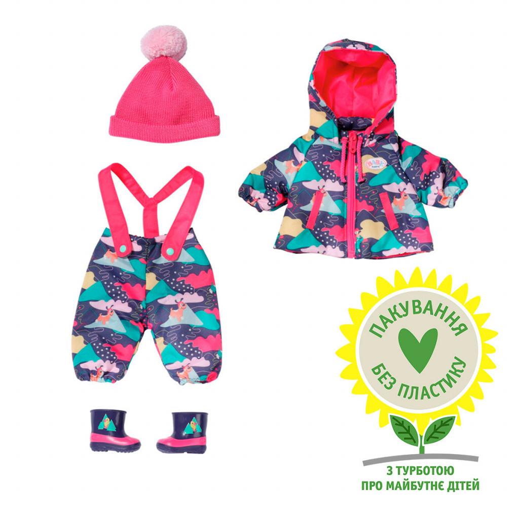 

Аксессуар к кукле Zapf Набор одежды для куклы BABY born серии City Deluxe - Снежная (830062)