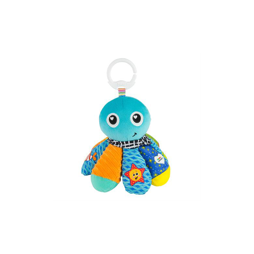 

Игрушка на коляску Lamaze Осьминог с пищалкой и зеркальцем (L27514)