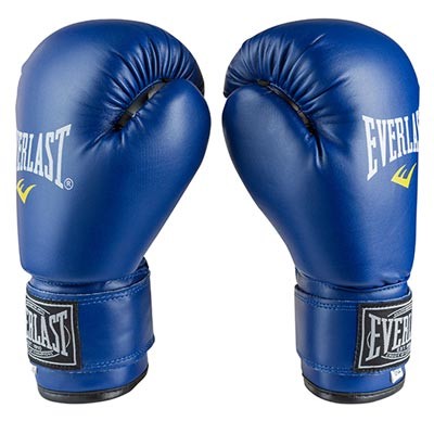 

Перчатки боксерские на липучке Everlast BO-0718 (р-р 10oz, синий)