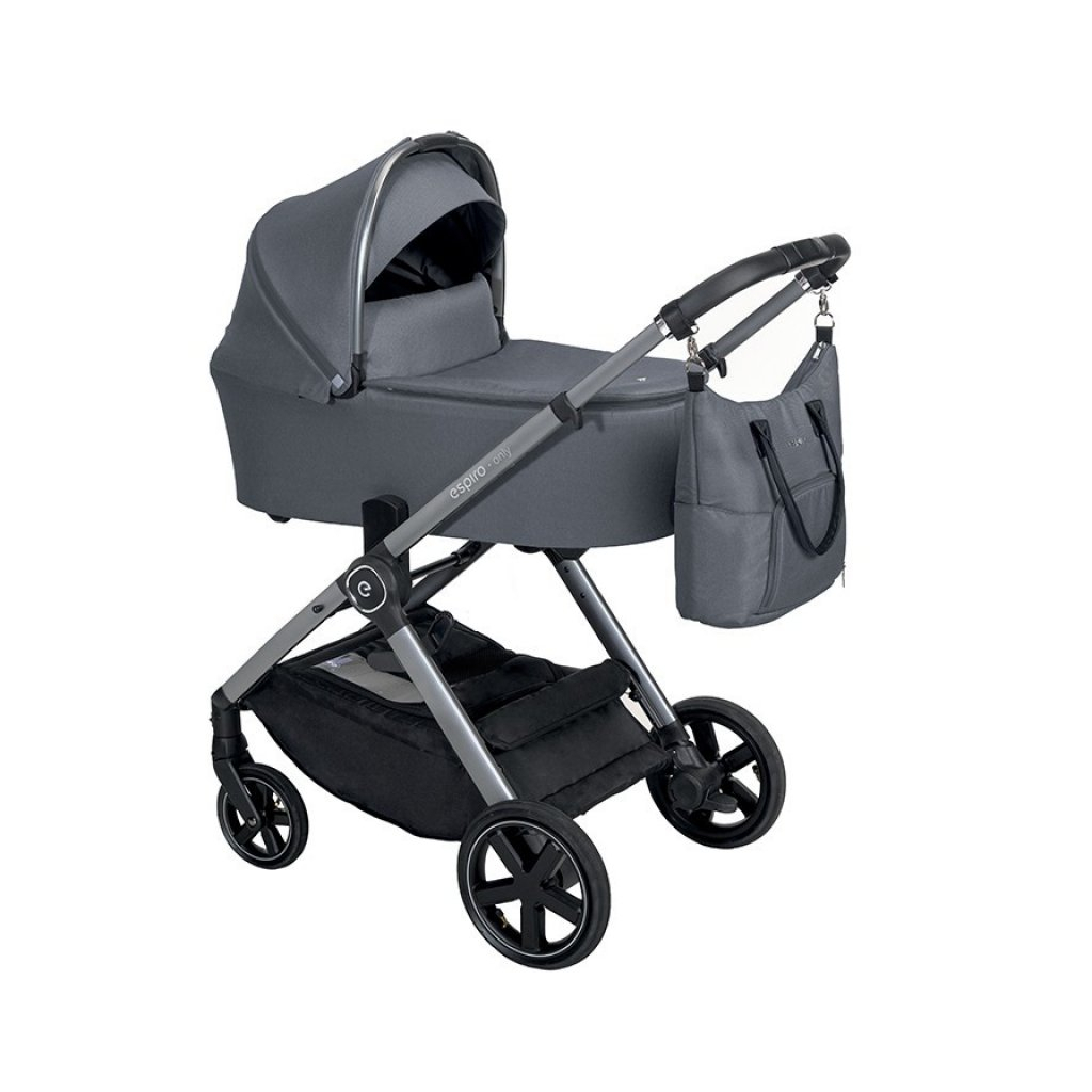 

Коляска Espiro 2 в 1 Only New 17 Graphite Street серая рама (5906724204241)