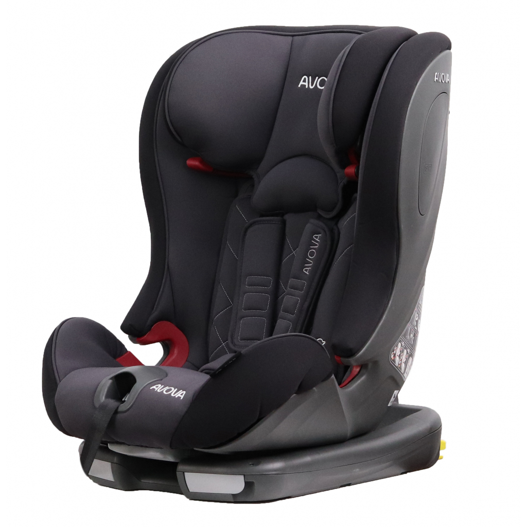

Автокресло Avova Sperling-Fix i-Size 1-2-3 Grey Black (4260621463134)