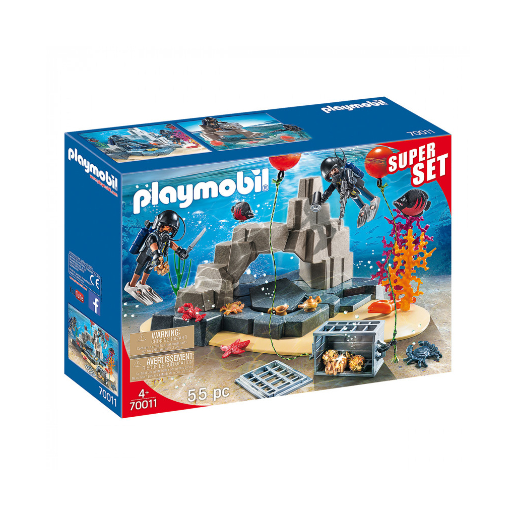 

Конструктор Playmobil Super Set Тактические водолазы (6336463)