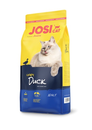 

Сухой корм для взрослых кошек с уткой и рыбой JosiCat Crispy Duck 10 кг Josera BGL-JO-107