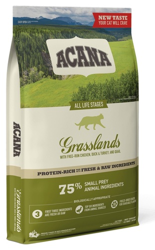 

Сухой корм для кошек и котят GRASSLANDS CAT & KITTEN 4,5 кг Acana BGL-AC-194