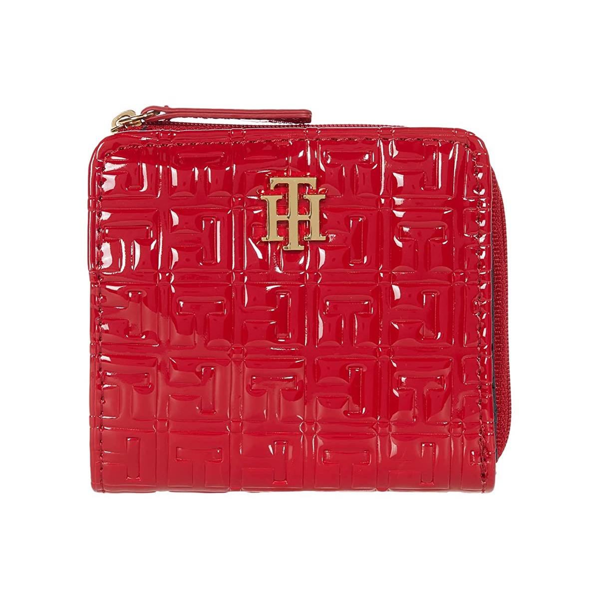 

Кошелек Tommy Hilfiger Boxed Set Medium Wallet Lanyard Debossed Patent PVC Tommy Red, Универсальный