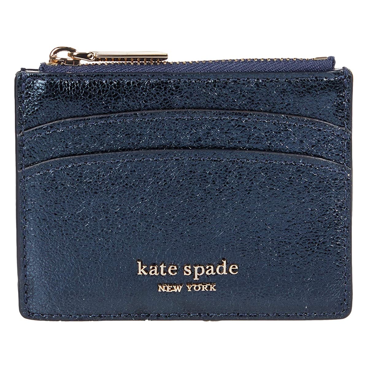 

Кошелек Kate Spade Spencer Metallic Coin Card Case Metallic Night, Универсальный