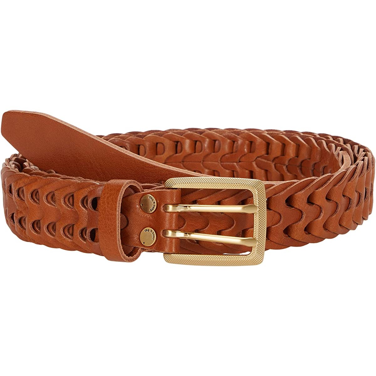 

Ремень rag bone Woven South Dress Belt Tan, L (48)
