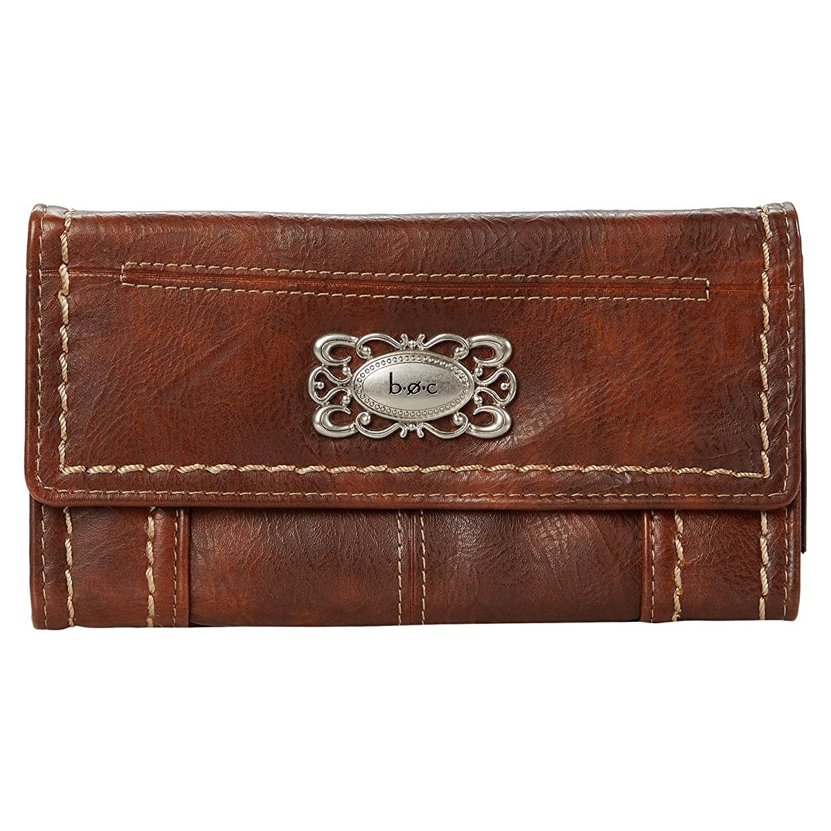 

Кошелек b.o.c. Bronson Accordion Flap Wallet Saddle, Универсальный