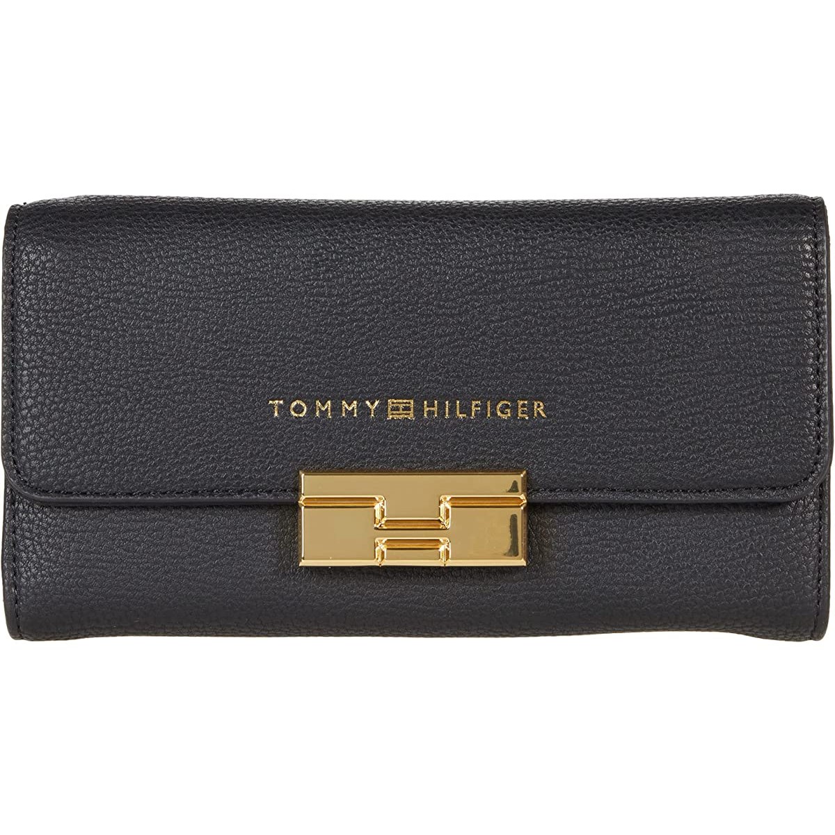 

Кошелек Tommy Hilfiger Francesca II-Continental Wallet-Pebble PVC Black, Универсальный