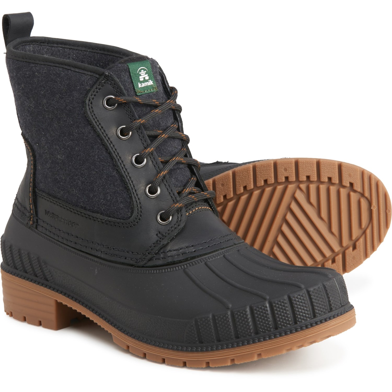 

Ботинки Kamik Sienna Mid Duck - Waterproof, Insulated Black, 36 (220 мм)
