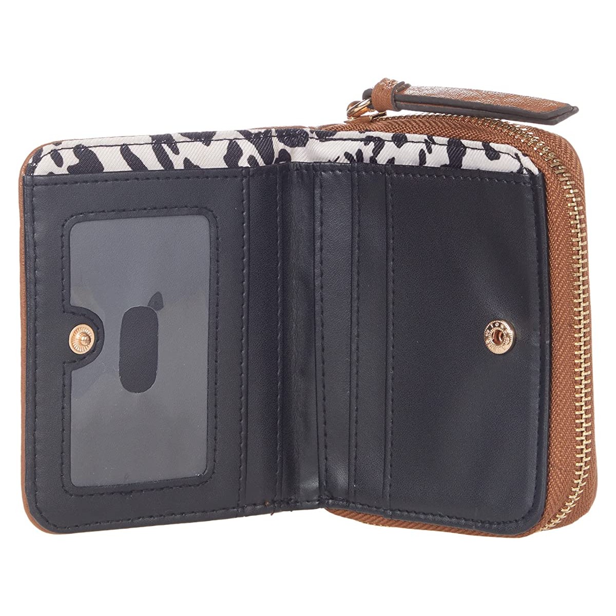 

Кошелек Jessica Simpson Vienna Small Coin Zip Around Bone/Almond Brown, Универсальный