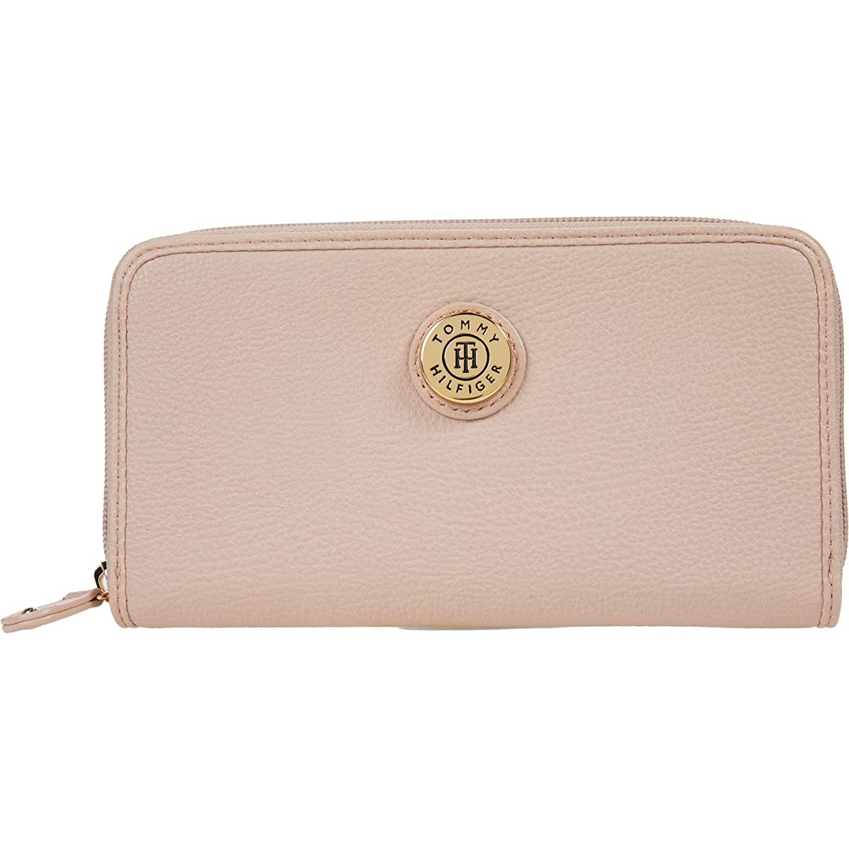 

Кошелек Tommy Hilfiger Signature Large Button Wallet Blush, Универсальный
