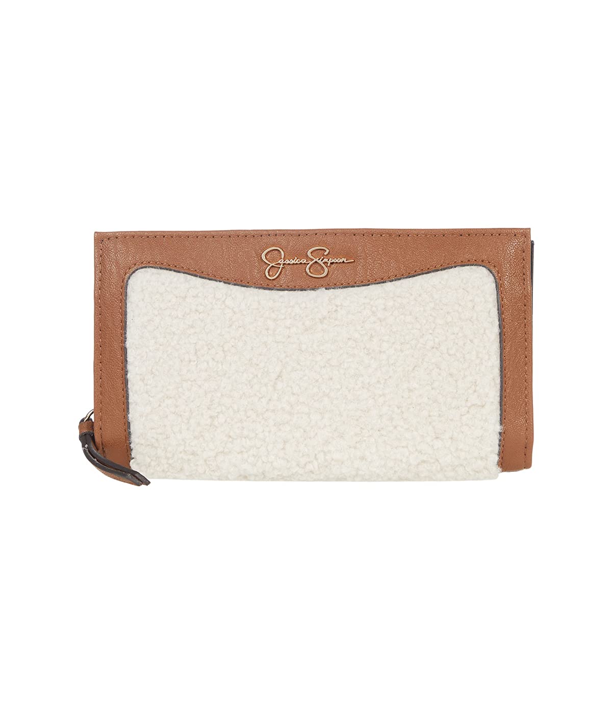 

Кошелек Jessica Simpson Vienna Double Gusset Bifold Bone/Almond Brown, Универсальный