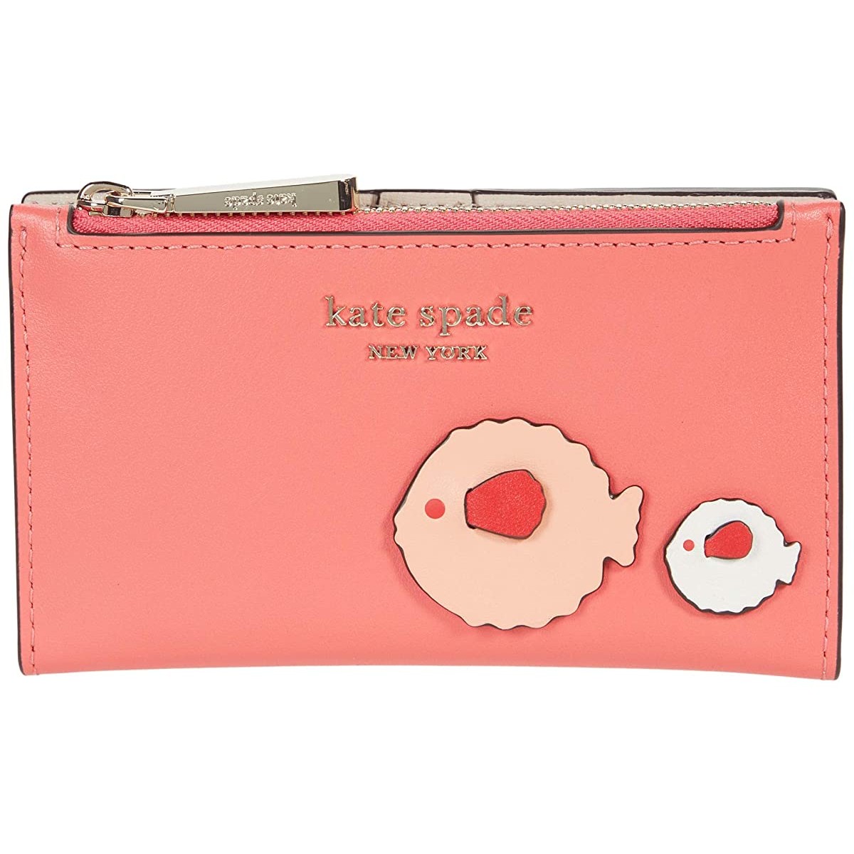 

Кошелек Kate Spade Puffy Small Slim Bi-Fold Peach Melba Multi, Универсальный