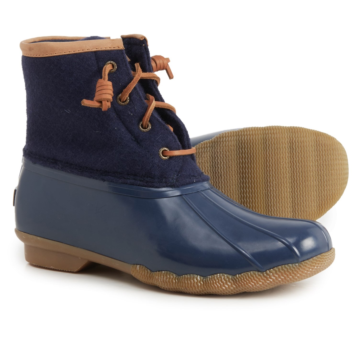 

Ботинки Sperry Saltwater Emboss Wool Duck - Insulated Navy, 38 (245 мм)