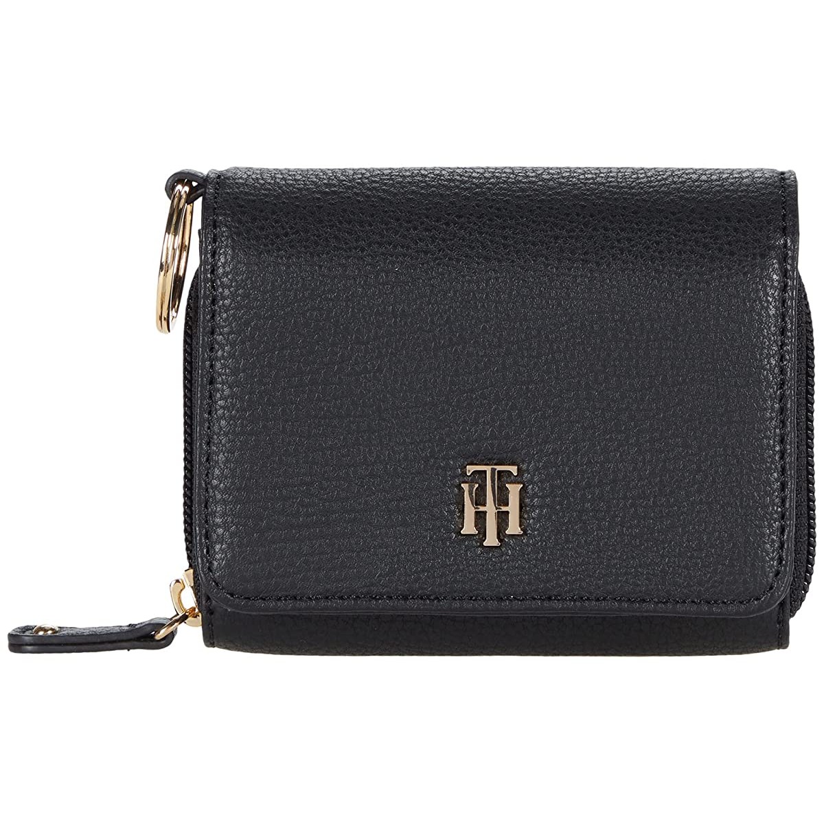 

Кошелек Tommy Hilfiger Boxed Serif Small Coin Purse Wallet Pebble PVC Black, Универсальный