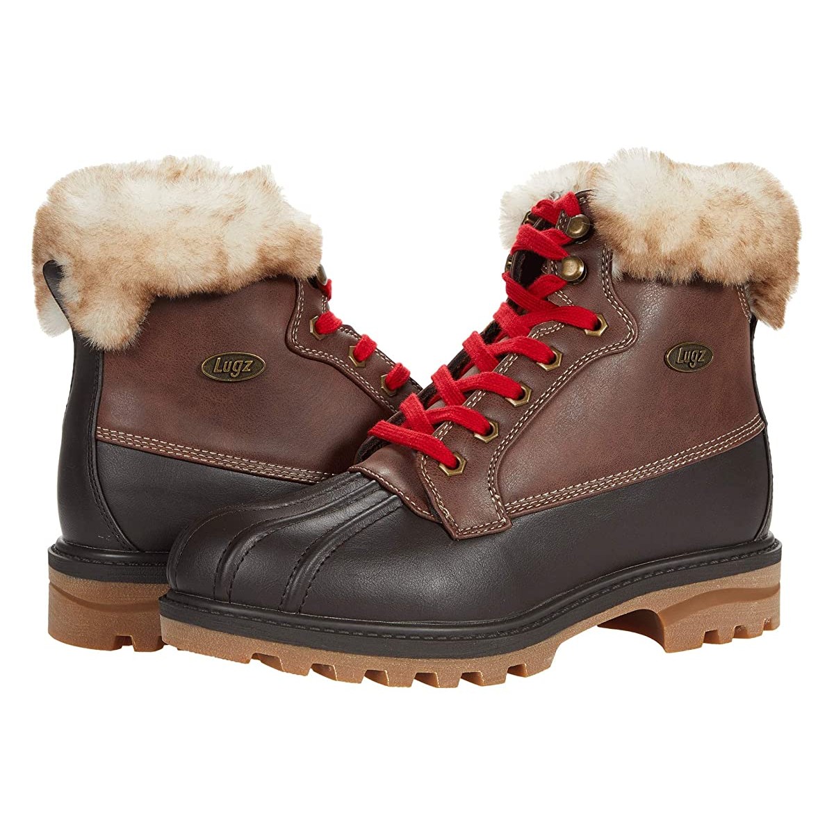 

Ботинки Lugz Mallard Faux Fur Bark/Hazelnut/Cream/Gum, 38